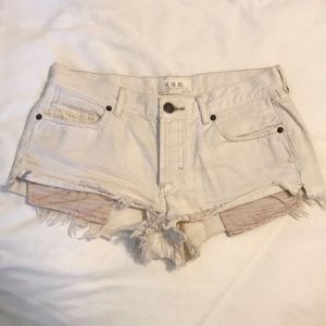 We the free low rise cut off shorts
